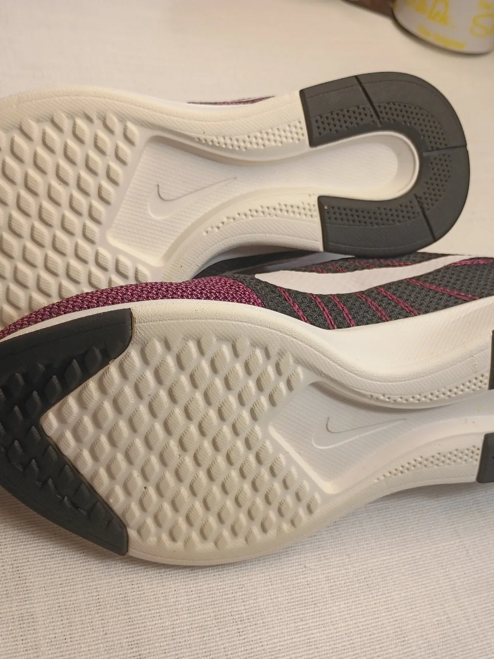Nike Dualtone Racer Plum/Pink Mesh Sneakers Size 5